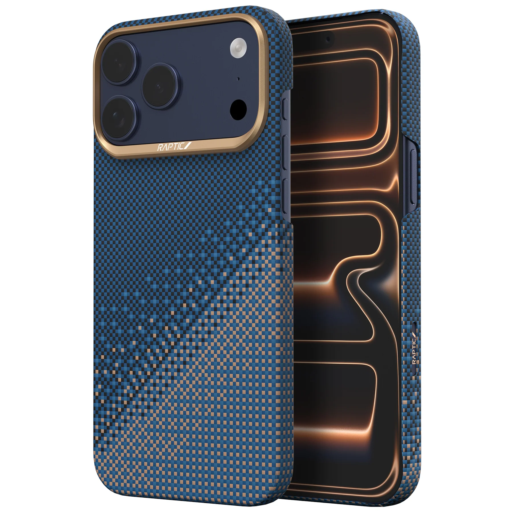 RAPTIC Aramid Skin Case for iPhone 17 Pro / 17 Pro Max- Serenity Emerald